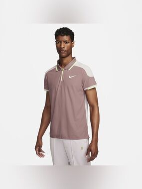 NWT Nike Court Dri-FIT ADV Men’s Slam 1/4 Zip Tennis Polo Size Large FD5128-208